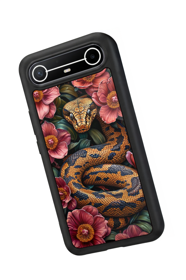 Tecno Spark Slim 5G Uyumlu Yılan Tasarımlı Glossy Premium Kılıf