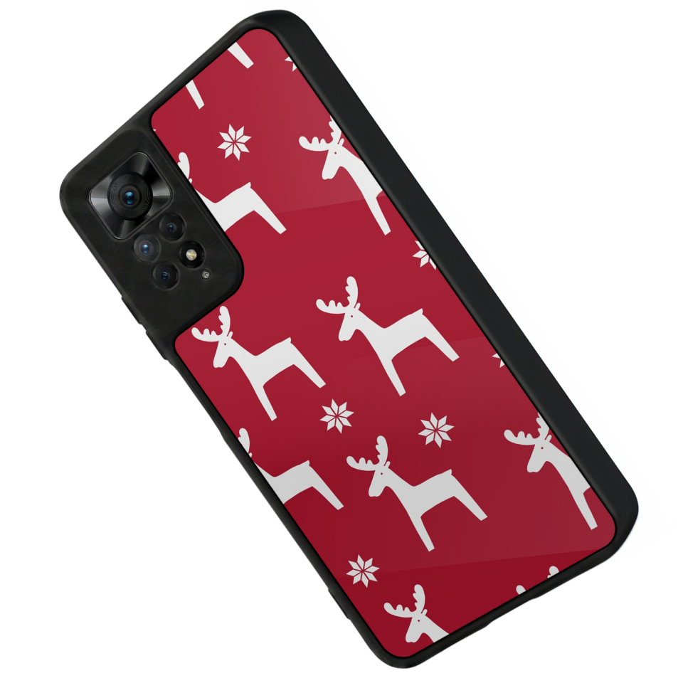 Xiaomi Redmi Note 11 Pro Uyumlu Yilbasi Christmas Tasarımlı Glossy Premium Kılıf