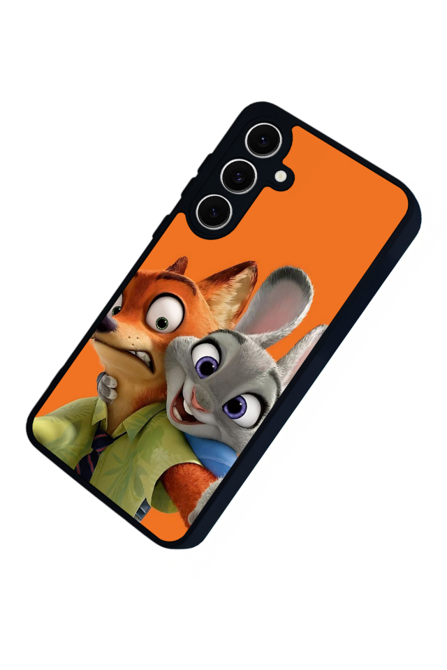 Samsung Galaxy A16 Uyumlu Zootropolis Tasarımlı Glossy Premium Kılıf