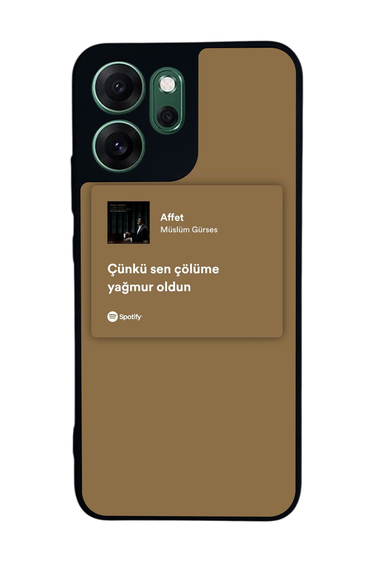 Oppo Reno 14F Uyumlu Sarki Sozleri Tasarımlı Glossy Premium Kılıf