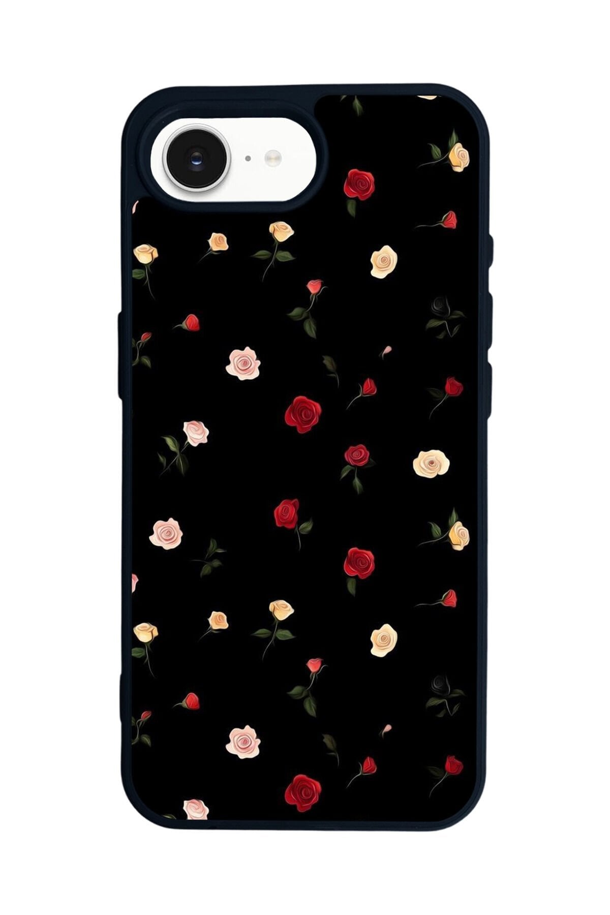 iPhone 16E Uyumlu Floral Tasarımlı Glossy Premium Kılıf