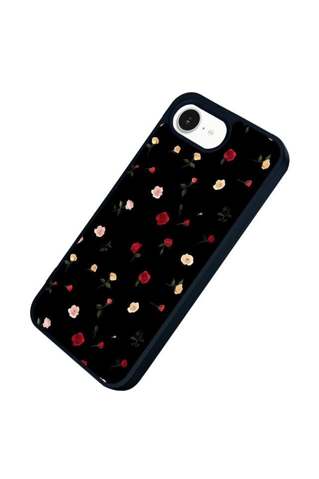 iPhone 16E Uyumlu Floral Tasarımlı Glossy Premium Kılıf