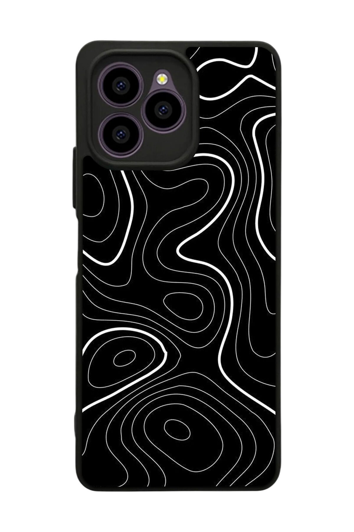 Omix X6 Uyumlu Çizgi Sanatı Tasarımlı Glossy Premium Kılıf