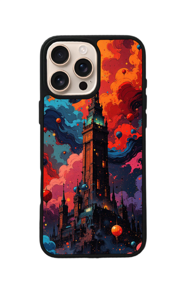 iPhone 14 Pro Max Uyumlu Abstract Tasarımlı Glossy Premium Kılıf