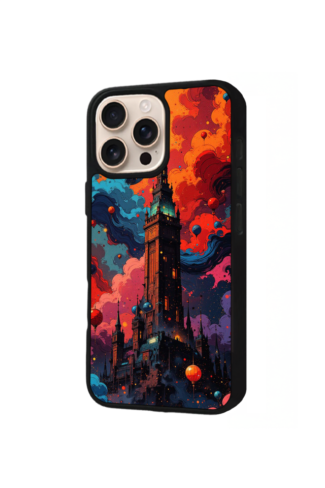 iPhone 14 Pro Max Uyumlu Abstract Tasarımlı Glossy Premium Kılıf