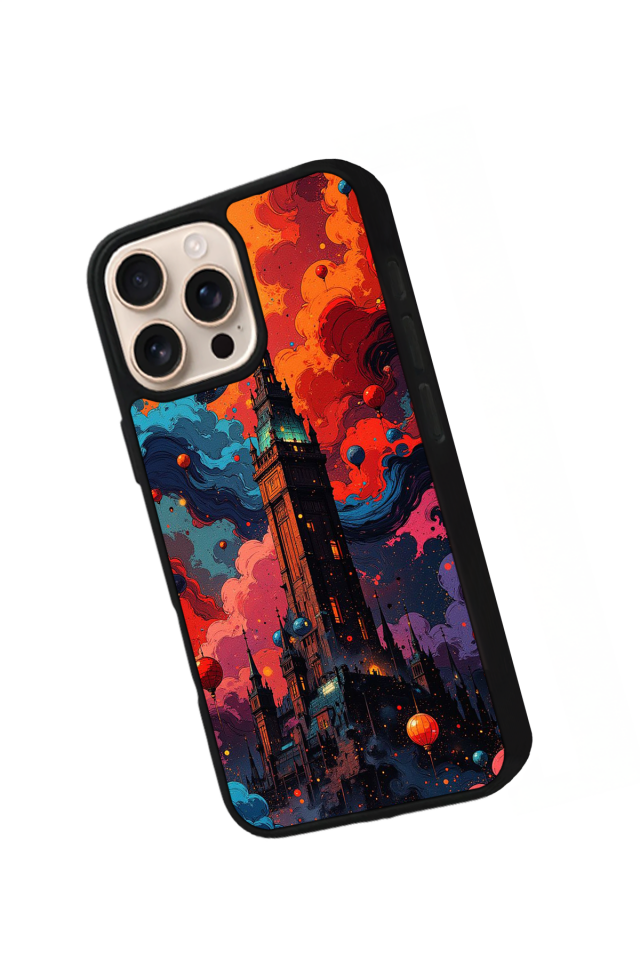 iPhone 14 Pro Max Uyumlu Abstract Tasarımlı Glossy Premium Kılıf