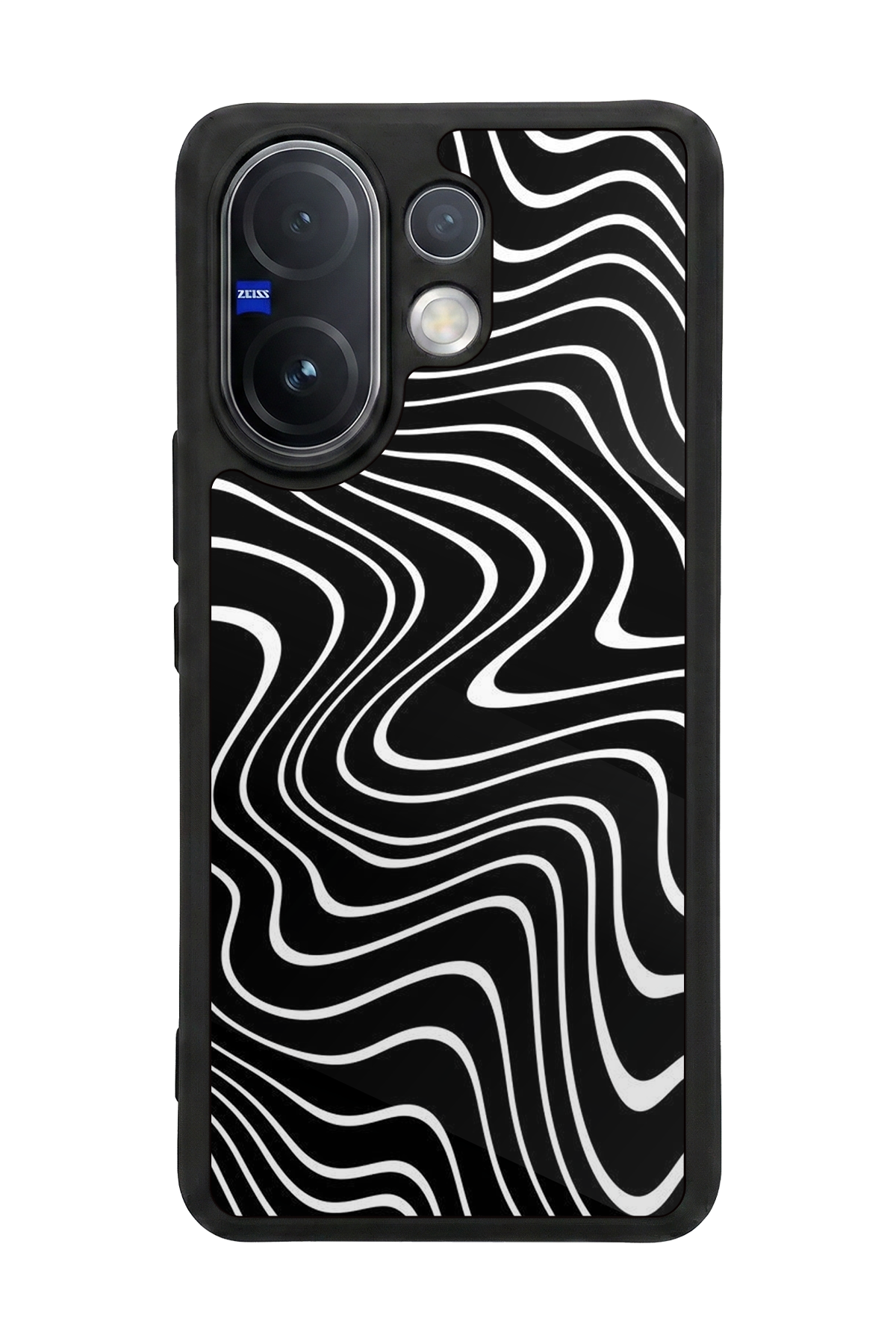 Vivo V60 Uyumlu Çizgi Sanatı Tasarımlı Glossy Premium Kılıf