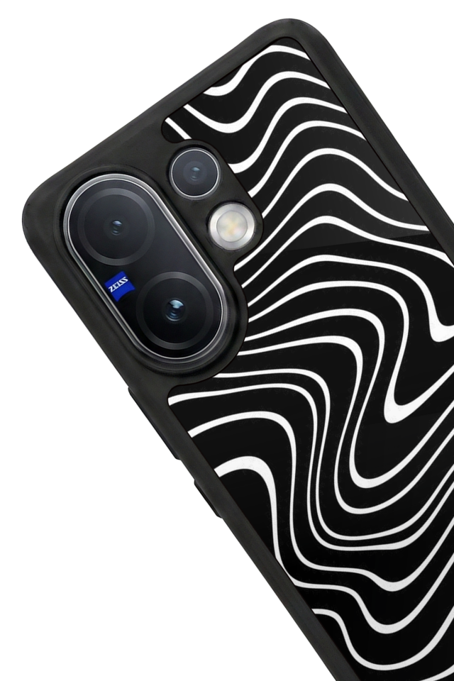 Vivo V60 Uyumlu Çizgi Sanatı Tasarımlı Glossy Premium Kılıf
