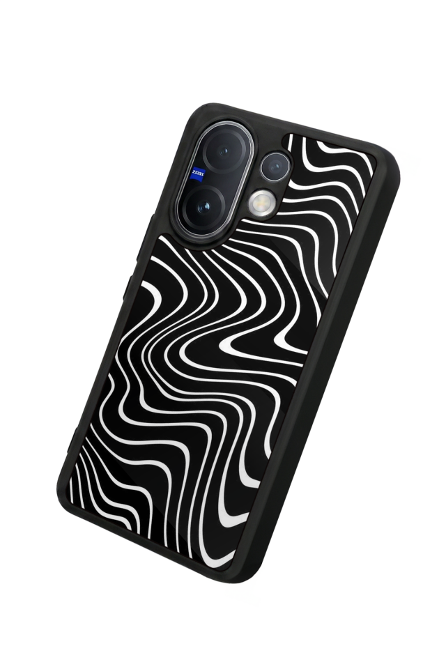 Vivo V60 Uyumlu Çizgi Sanatı Tasarımlı Glossy Premium Kılıf