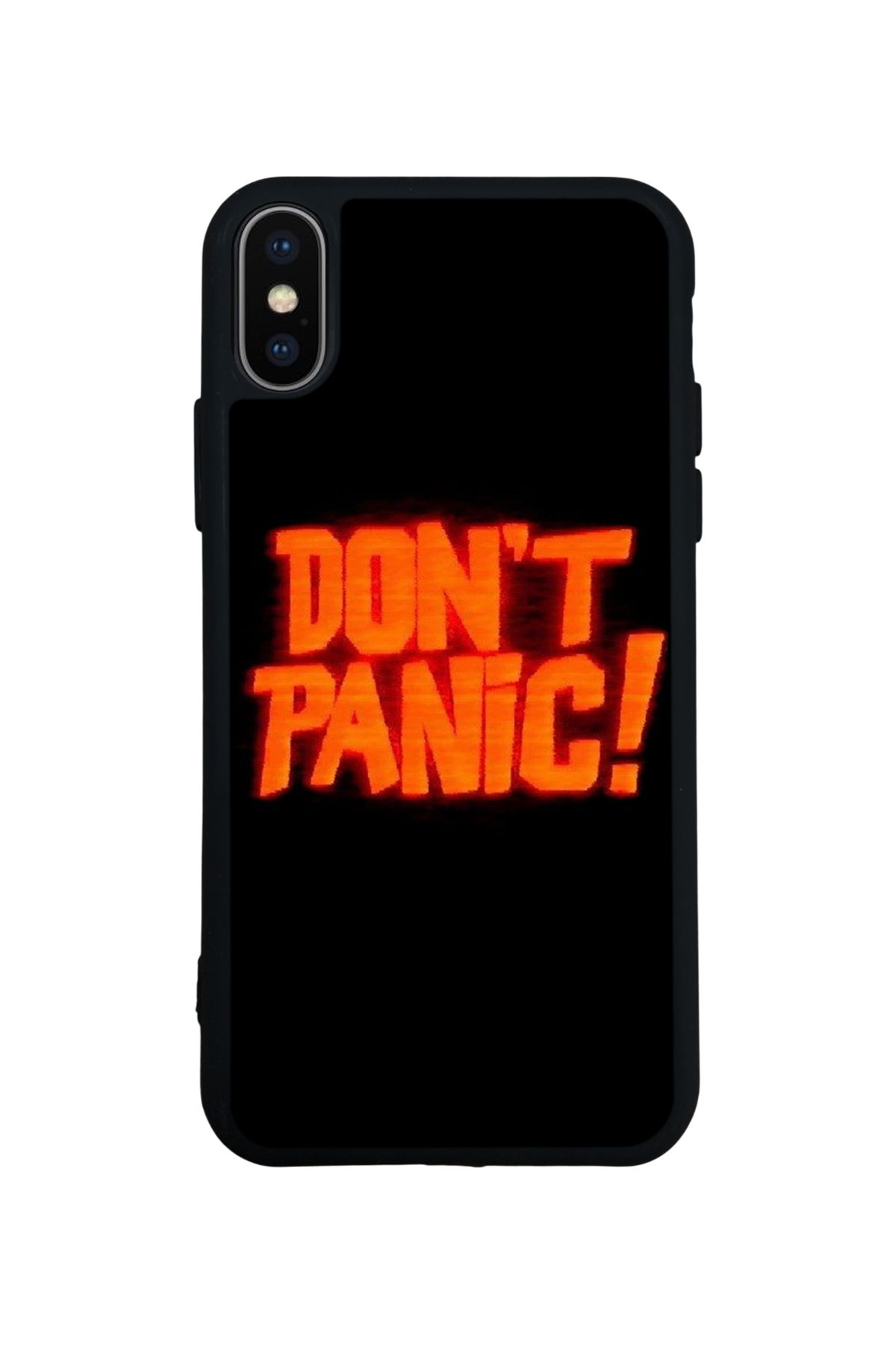 iPhone X/ XS Uyumlu Dont Stop Tasarımlı Glossy Premium Kılıf