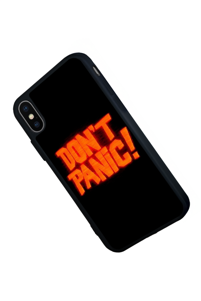 iPhone X/ XS Uyumlu Dont Stop Tasarımlı Glossy Premium Kılıf