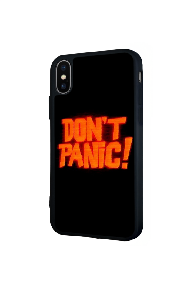 iPhone X/ XS Uyumlu Dont Stop Tasarımlı Glossy Premium Kılıf
