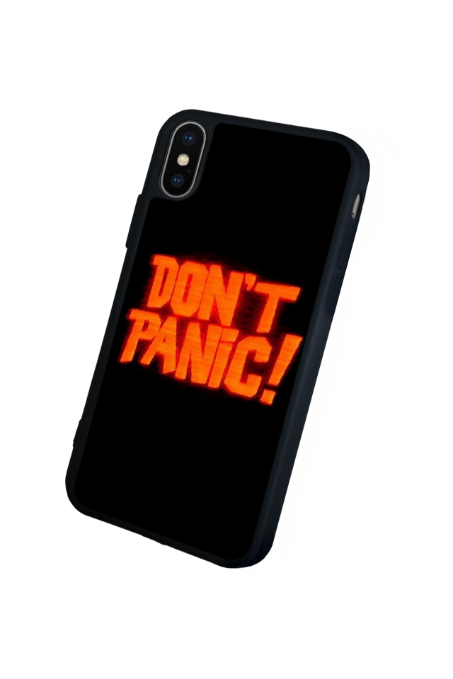 iPhone X/ XS Uyumlu Dont Stop Tasarımlı Glossy Premium Kılıf