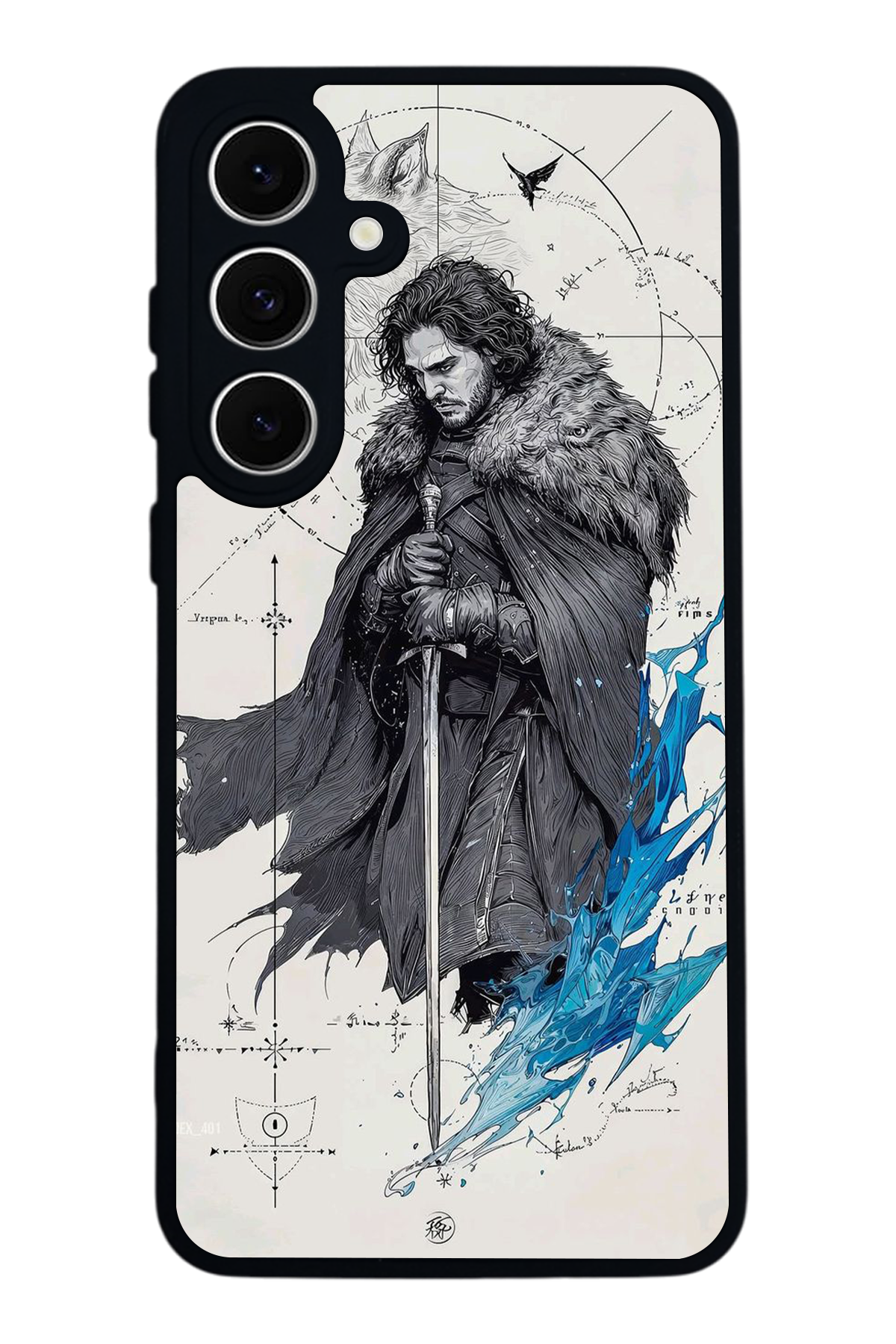 Samsung Galaxy S24 FE Uyumlu GameOfThrones Tasarımlı Glossy Premium Kılıf