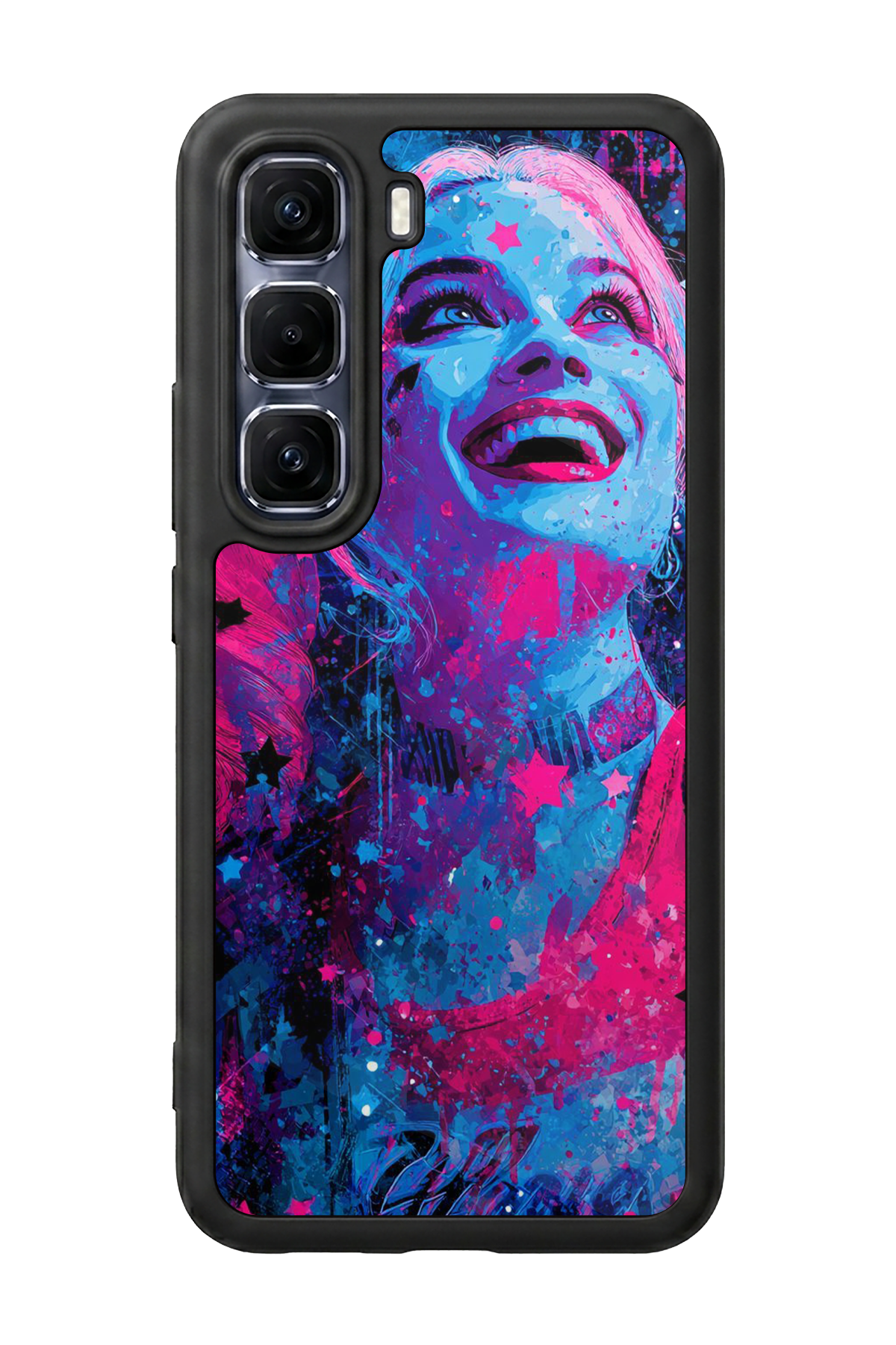 Infinix Hot 60 Pro Plus Uyumlu HarleyQueen Tasarımlı Glossy Premium Kılıf