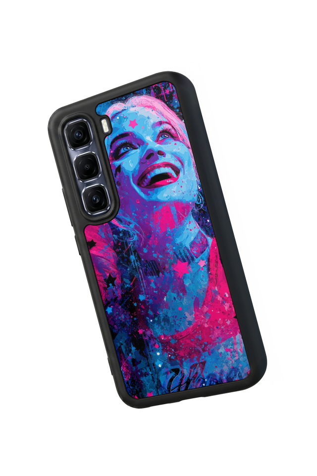 Infinix Hot 60 Pro Plus Uyumlu HarleyQueen Tasarımlı Glossy Premium Kılıf