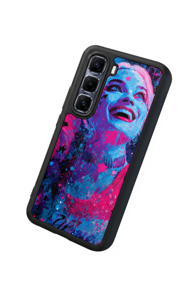 Infinix Hot 60 Pro Plus Uyumlu HarleyQueen Tasarımlı Glossy Premium Kılıf