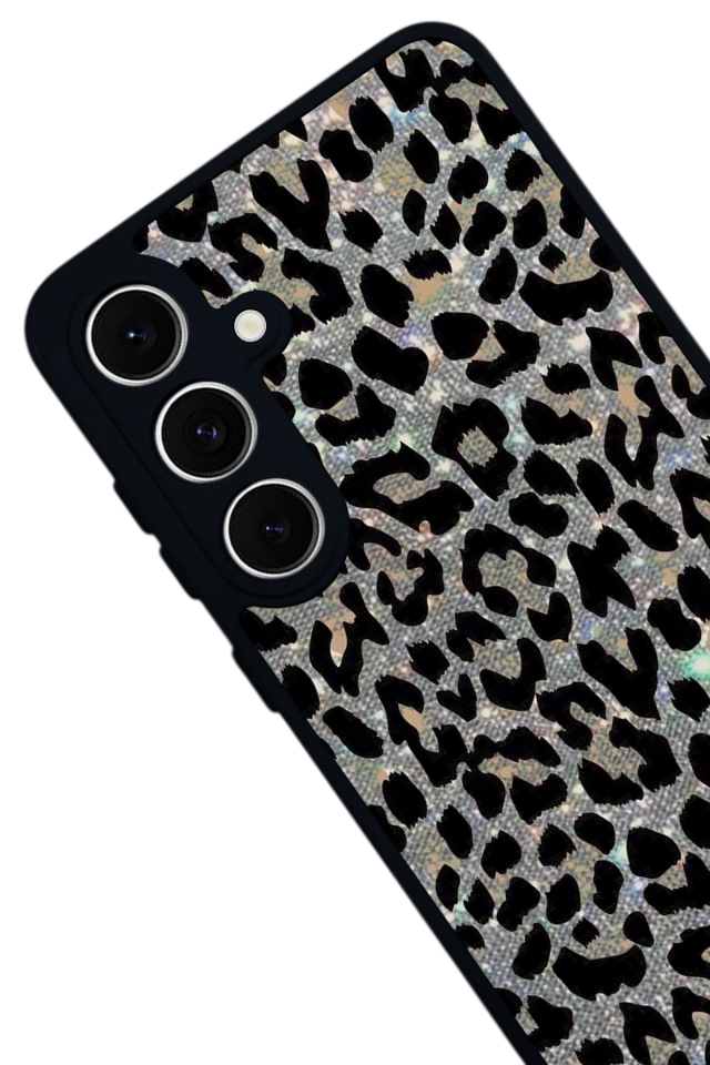 Samsung Galaxy A16 Uyumlu Hologram Leopar Tasarımlı Glossy Premium Kılıf