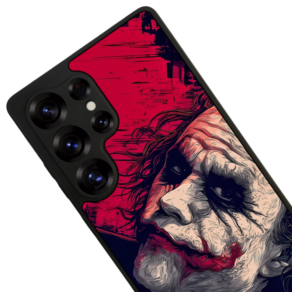 Samsung Galaxy S25 Ultra Uyumlu Joker Tasarımlı Glossy Premium Kılıf