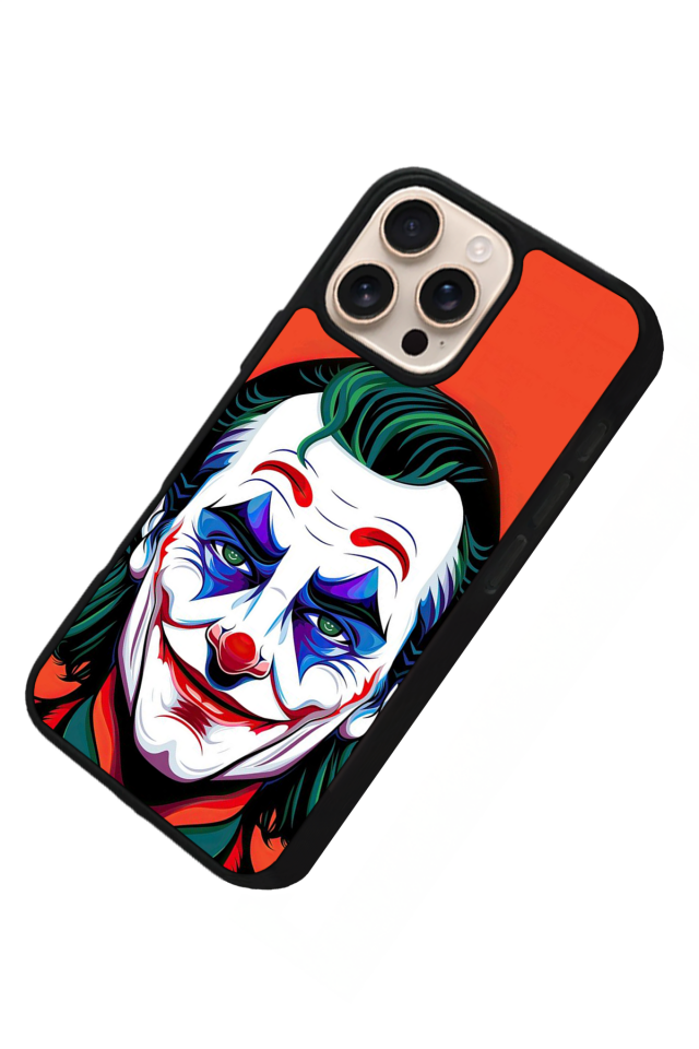 iPhone 15 Pro Uyumlu Joker Tasarımlı Glossy Premium Kılıf