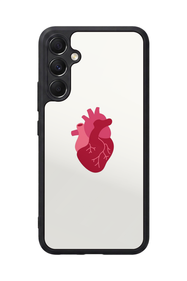 Samsung Galaxy M34 Uyumlu Kalp Love Tasarımlı Glossy Premium Kılıf