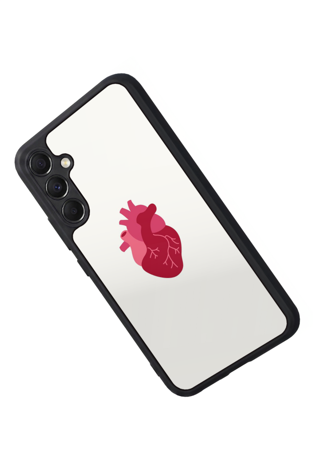 Samsung Galaxy M34 Uyumlu Kalp Love Tasarımlı Glossy Premium Kılıf