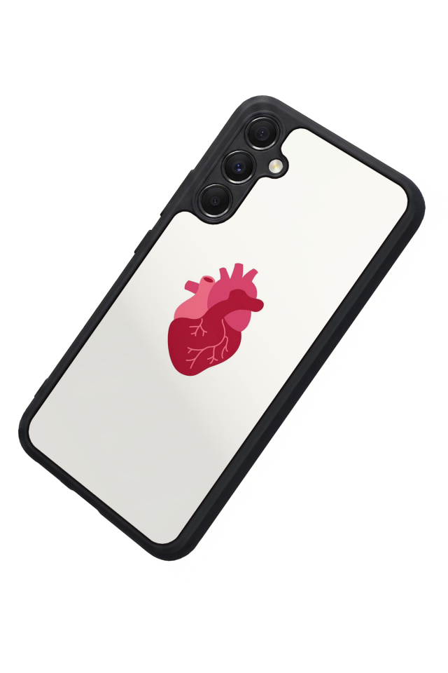 Samsung Galaxy M34 Uyumlu Kalp Love Tasarımlı Glossy Premium Kılıf