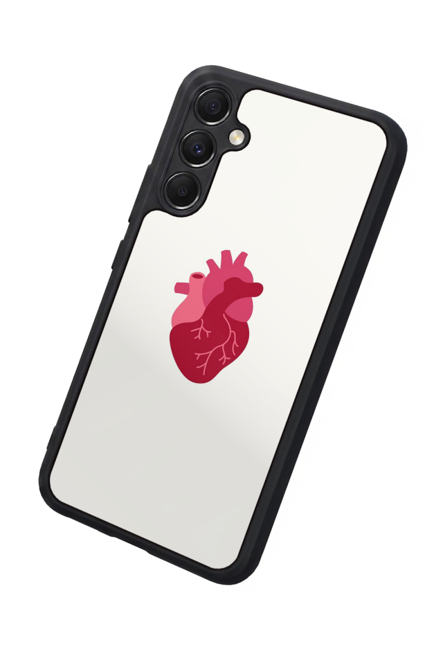 Samsung Galaxy M34 Uyumlu Kalp Love Tasarımlı Glossy Premium Kılıf
