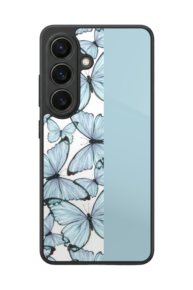 Samsung Galaxy S26 Uyumlu Kelebek Tasarımlı Glossy Premium Kılıf