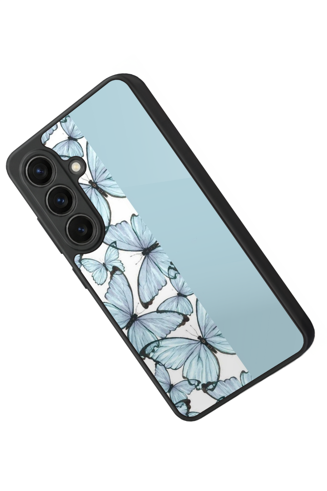Samsung Galaxy S26 Uyumlu Kelebek Tasarımlı Glossy Premium Kılıf