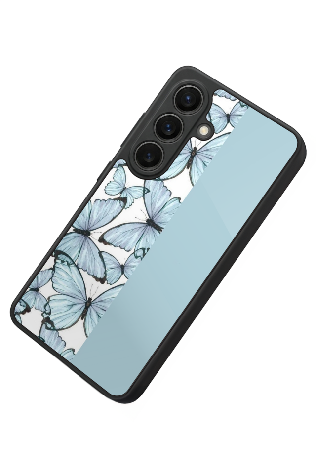 Samsung Galaxy S26 Uyumlu Kelebek Tasarımlı Glossy Premium Kılıf