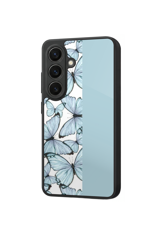 Samsung Galaxy S26 Uyumlu Kelebek Tasarımlı Glossy Premium Kılıf