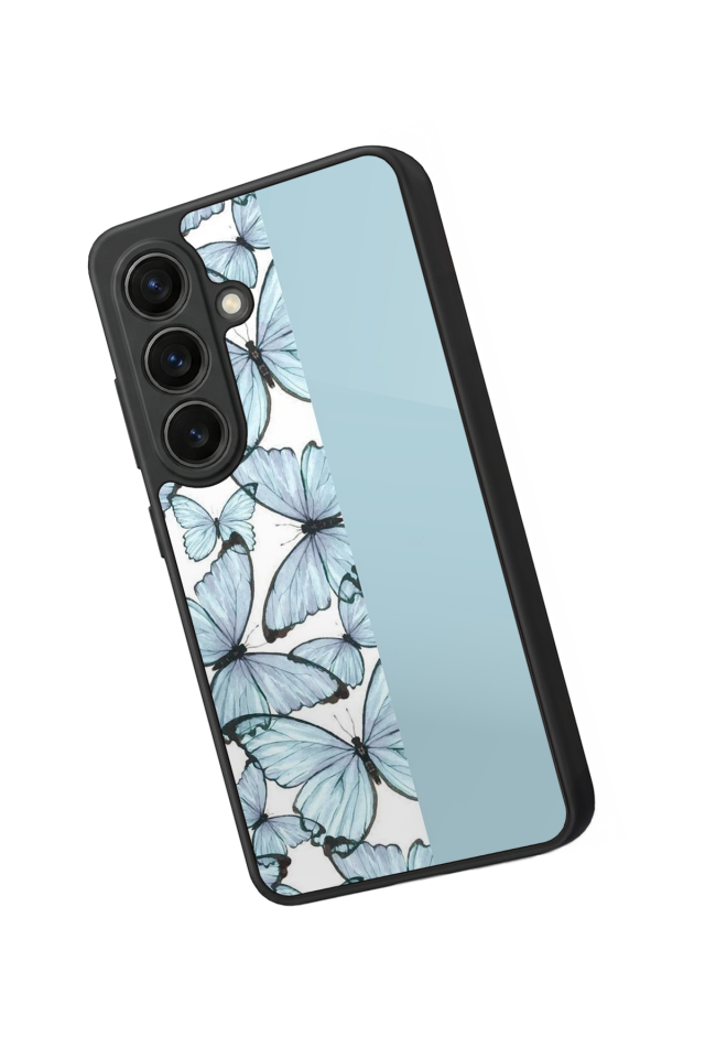Samsung Galaxy S26 Uyumlu Kelebek Tasarımlı Glossy Premium Kılıf