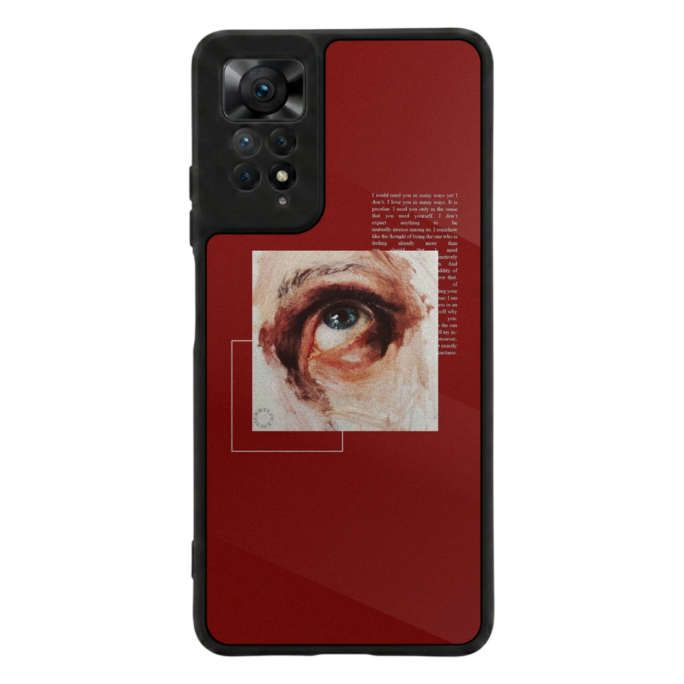 Xiaomi Redmi Note 12 Pro Uyumlu Kirmizi Tasarımlı Glossy Premium Kılıf