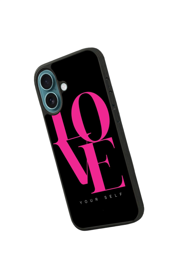 iPhone 16 Uyumlu Love Tasarımlı Glossy Premium Kılıf