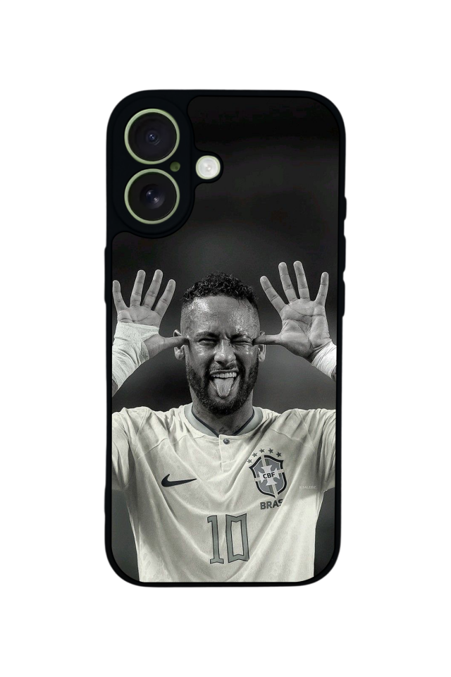 iPhone 17 Uyumlu Neymar Tasarımlı Glossy Premium Kılıf