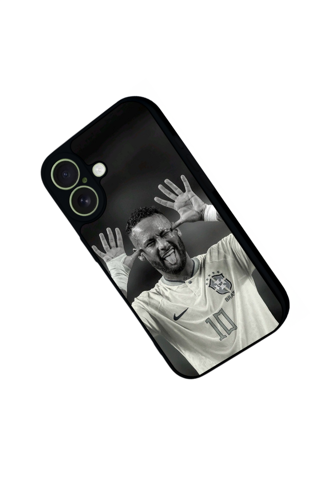 iPhone 17 Uyumlu Neymar Tasarımlı Glossy Premium Kılıf