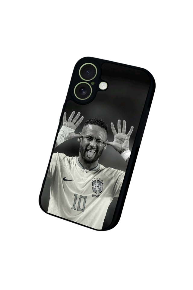 iPhone 17 Uyumlu Neymar Tasarımlı Glossy Premium Kılıf
