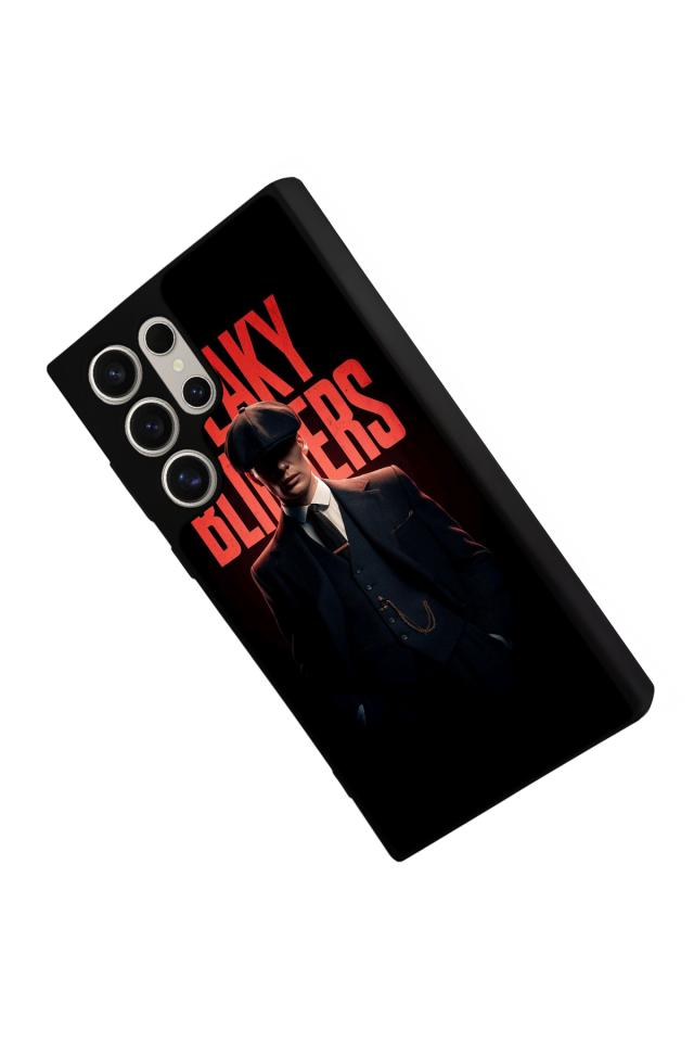 Samsung Galaxy S22 Ultra Uyumlu Peaky Blinders Tasarımlı Glossy Premium Kılıf