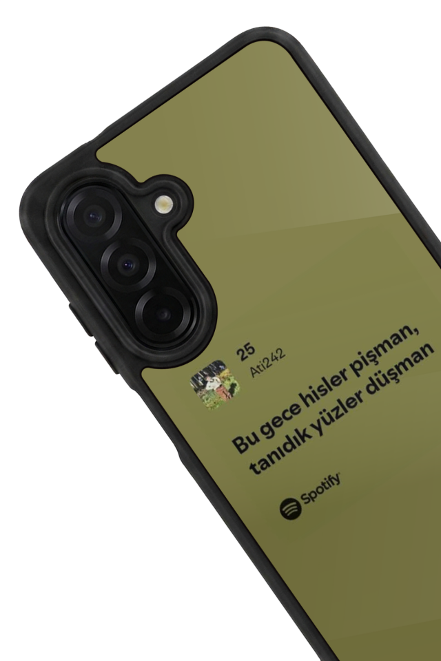 Samsung Galaxy A26 Uyumlu Sarki Sozleri Tasarımlı Glossy Premium Kılıf
