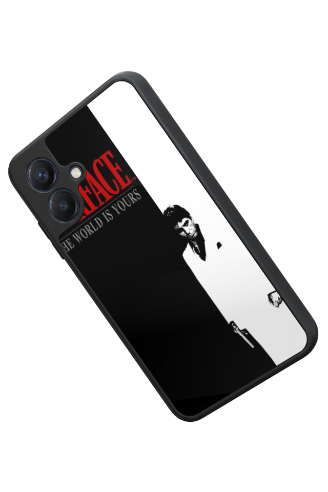 Samsung Galaxy A07 Uyumlu Scarface Tasarımlı Glossy Premium Kılıf