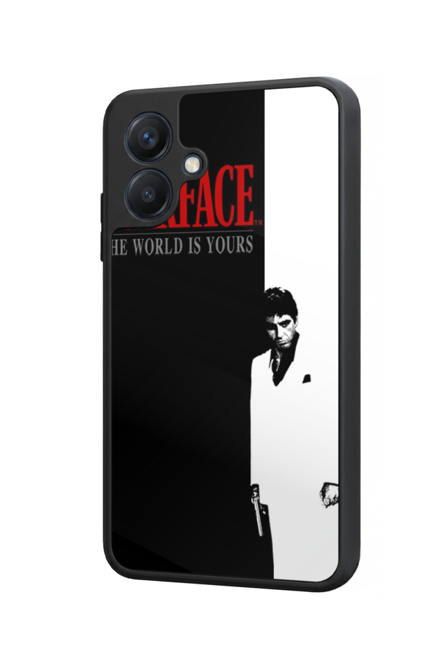 Samsung Galaxy A07 Uyumlu Scarface Tasarımlı Glossy Premium Kılıf