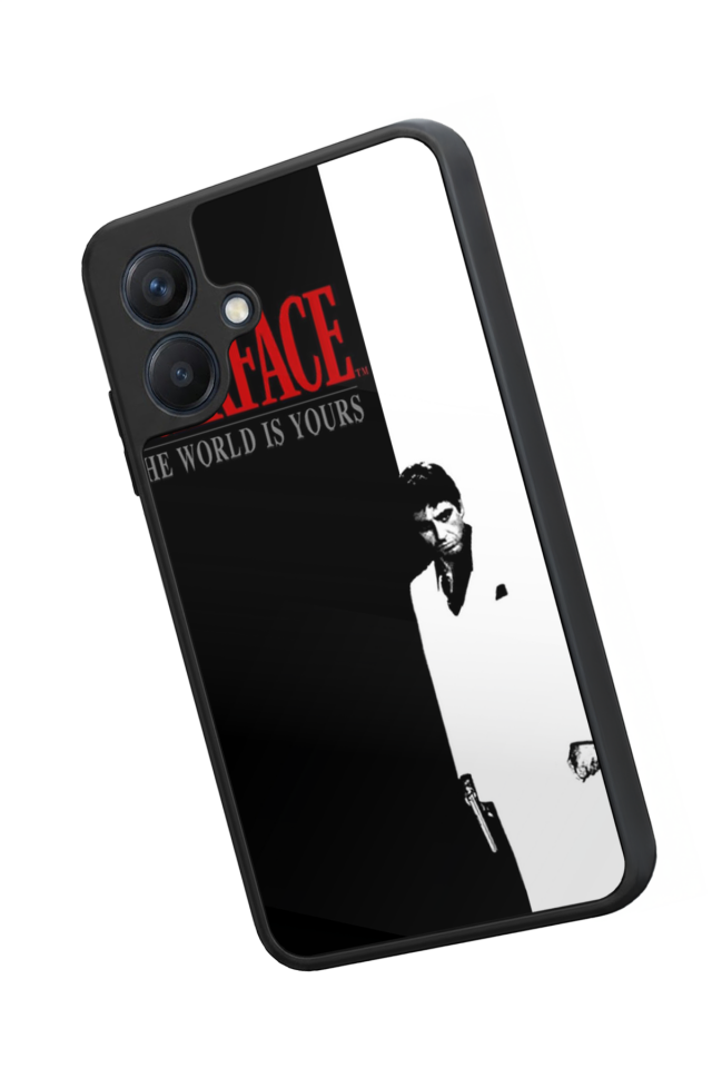 Samsung Galaxy A07 Uyumlu Scarface Tasarımlı Glossy Premium Kılıf