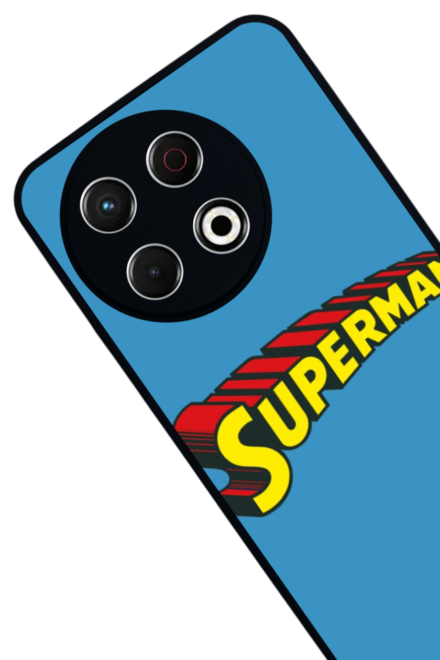Tecno Spark 30 Pro Uyumlu Superman Tasarımlı Glossy Premium Kılıf