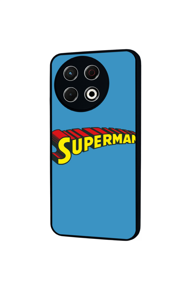 Tecno Spark 30 Pro Uyumlu Superman Tasarımlı Glossy Premium Kılıf