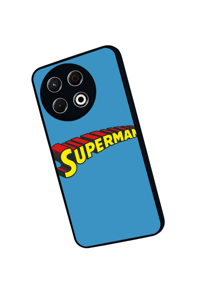 Tecno Spark 30 Pro Uyumlu Superman Tasarımlı Glossy Premium Kılıf