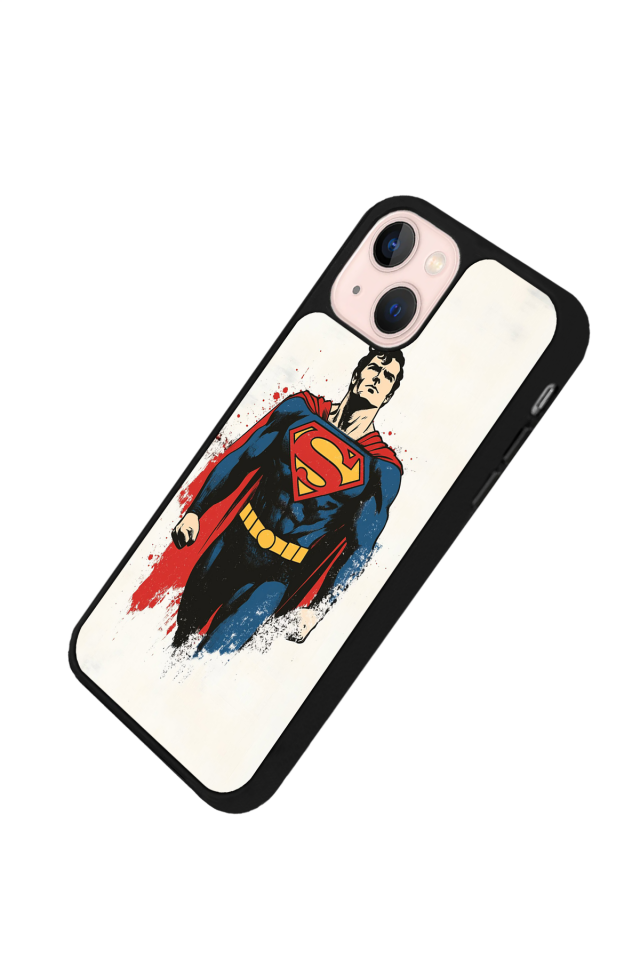iPhone 15 Plus Uyumlu Superman Tasarımlı Glossy Premium Kılıf