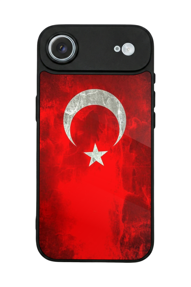 iPhone 17 Air Uyumlu Türk Bayragi Tasarımlı Glossy Premium Kılıf