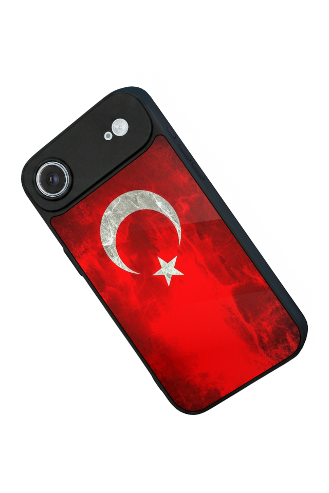 iPhone 17 Air Uyumlu Türk Bayragi Tasarımlı Glossy Premium Kılıf