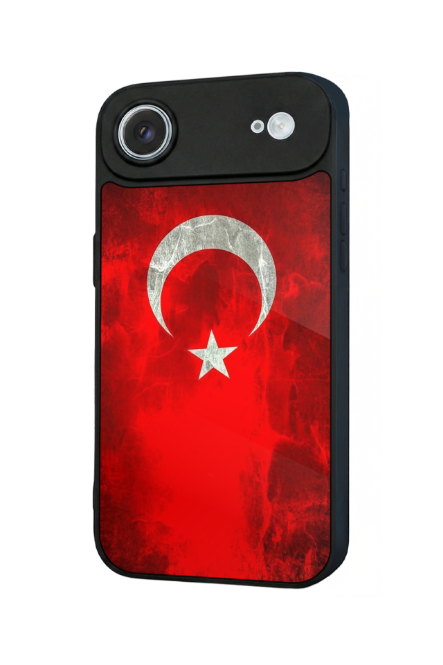 iPhone 17 Air Uyumlu Türk Bayragi Tasarımlı Glossy Premium Kılıf